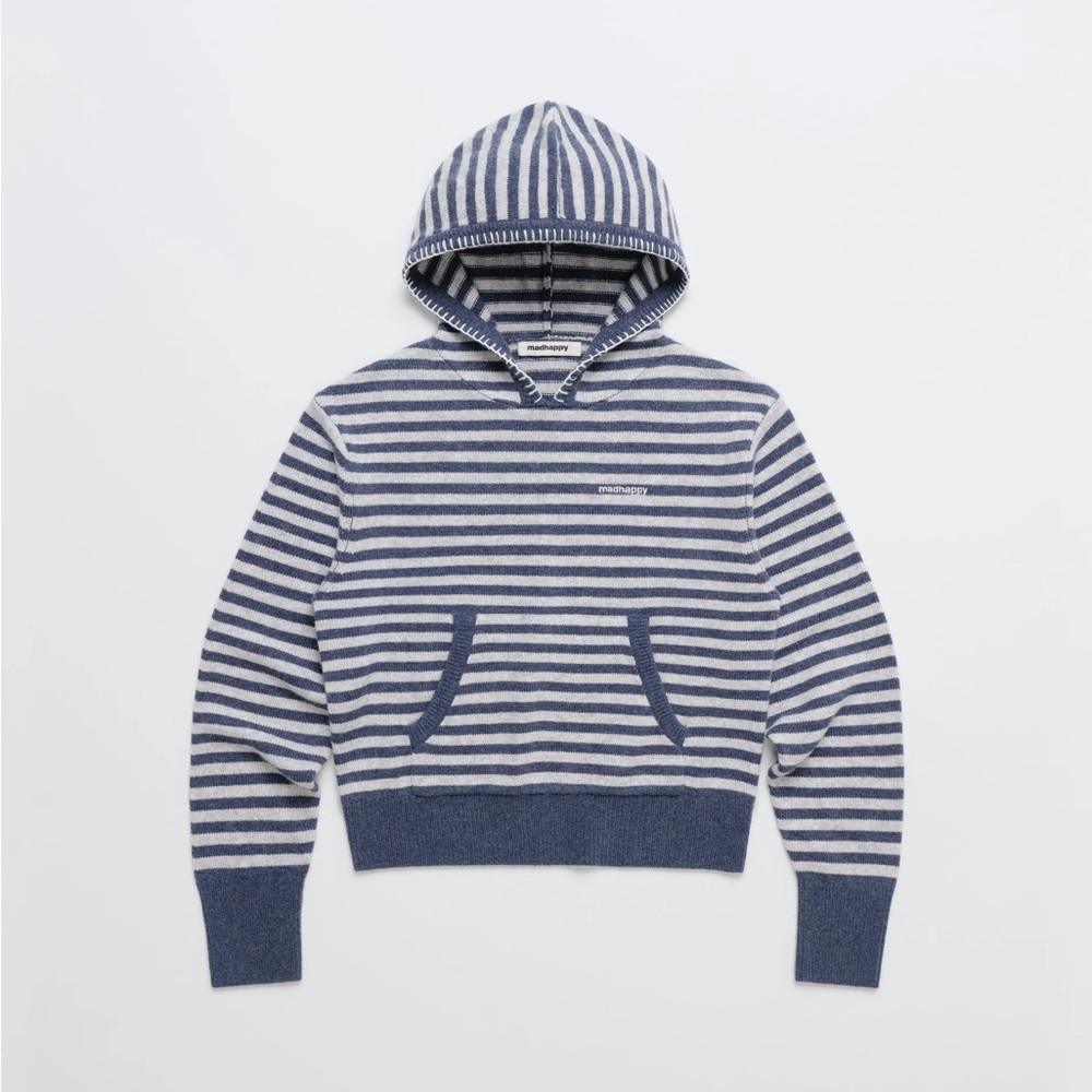 MadHappy Shrunken Pullover Sweater Hoodie